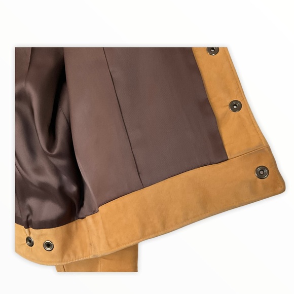 Roots Vintage 90’s Nubuck Trucker Style Jacket - Picture 12 of 13